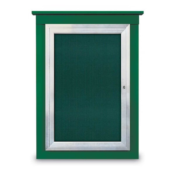 Sliding Glass Enclosed Letterboard, 96"x4